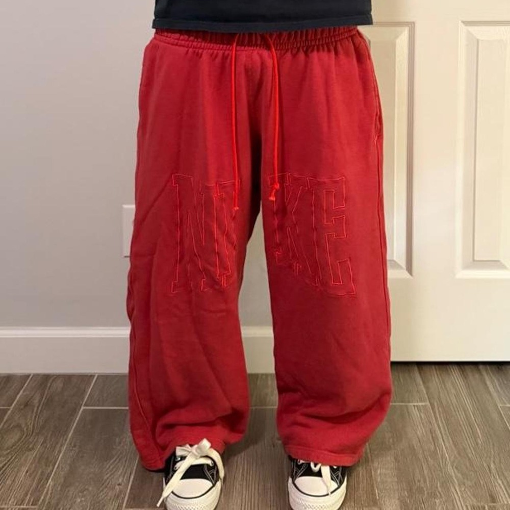 Y2K Nike baggy wide leg sweatpants size L